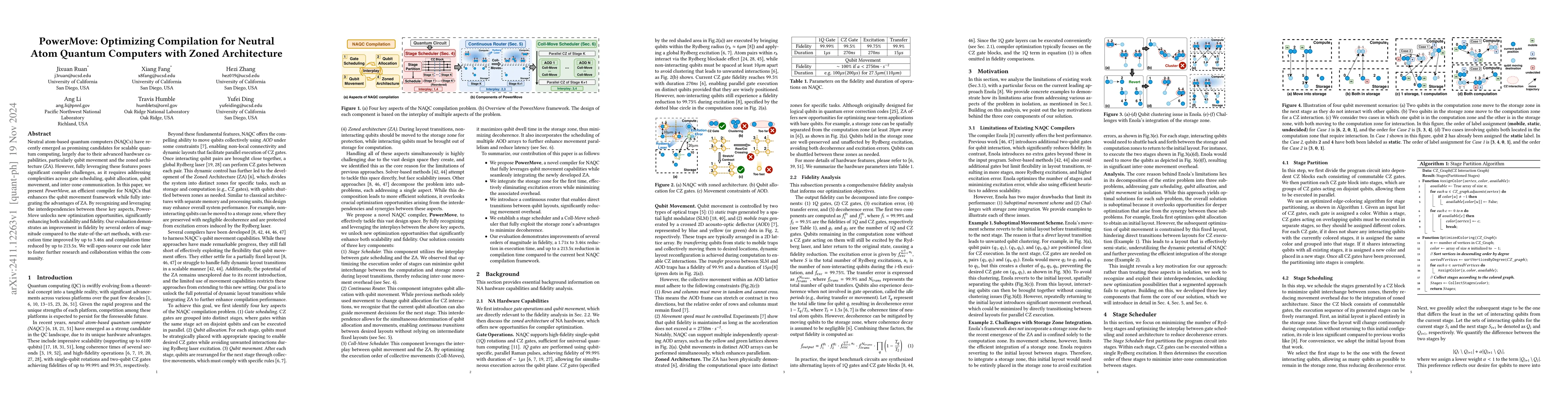 Thumbnail for PowerMove: Optimizing Compilation for Neutral Atom Quantum Computers
  with Zoned Architecture