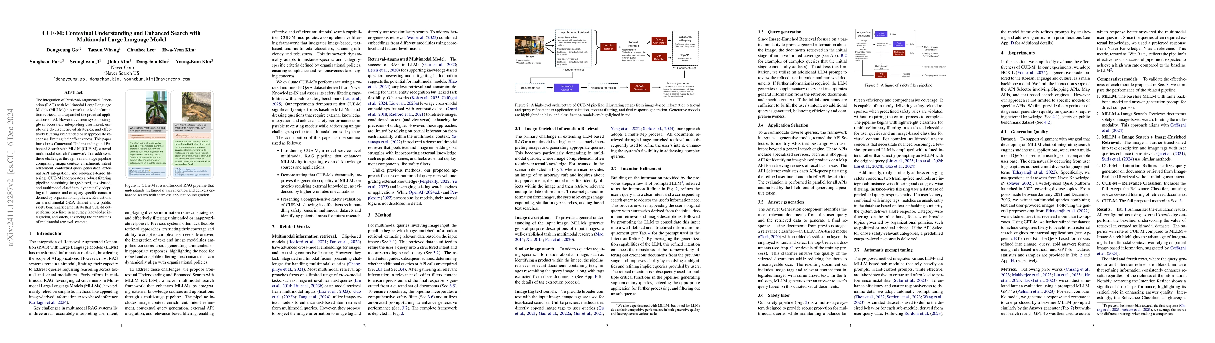 Thumbnail for CUE-M: Contextual Understanding and Enhanced Search with Multimodal
  Large Language Model