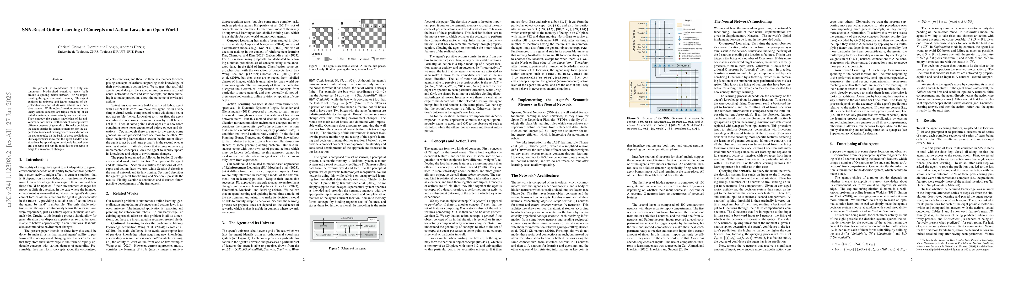 Thumbnail for SNN-Based Online Learning of Concepts and Action Laws in an Open World