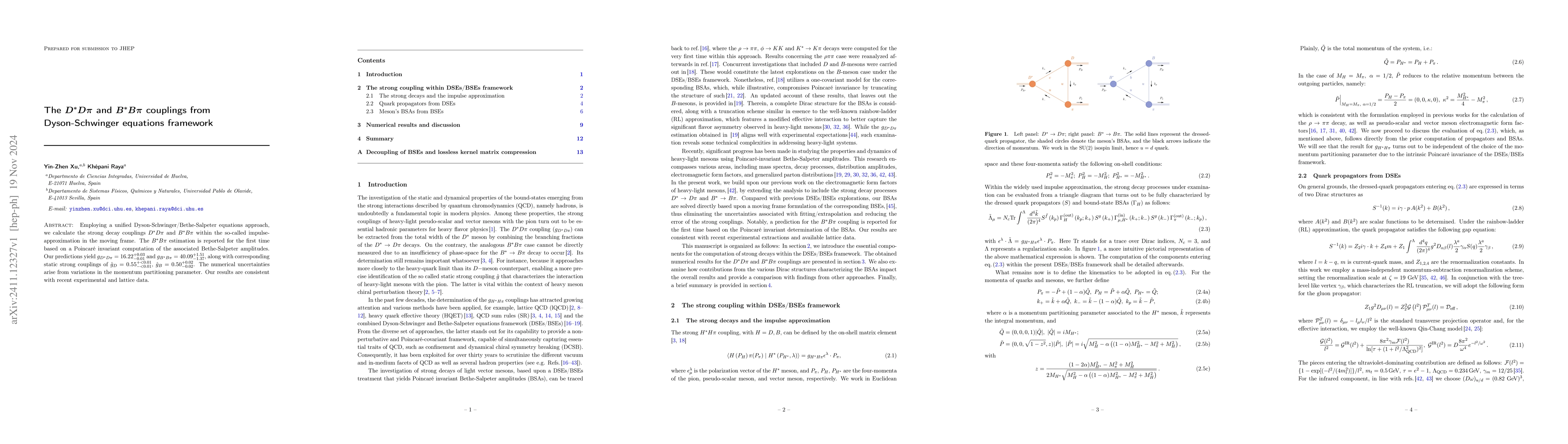 Thumbnail for The $D^* D π$ and $B^* B π$ couplings from Dyson-Schwinger equations
  framework