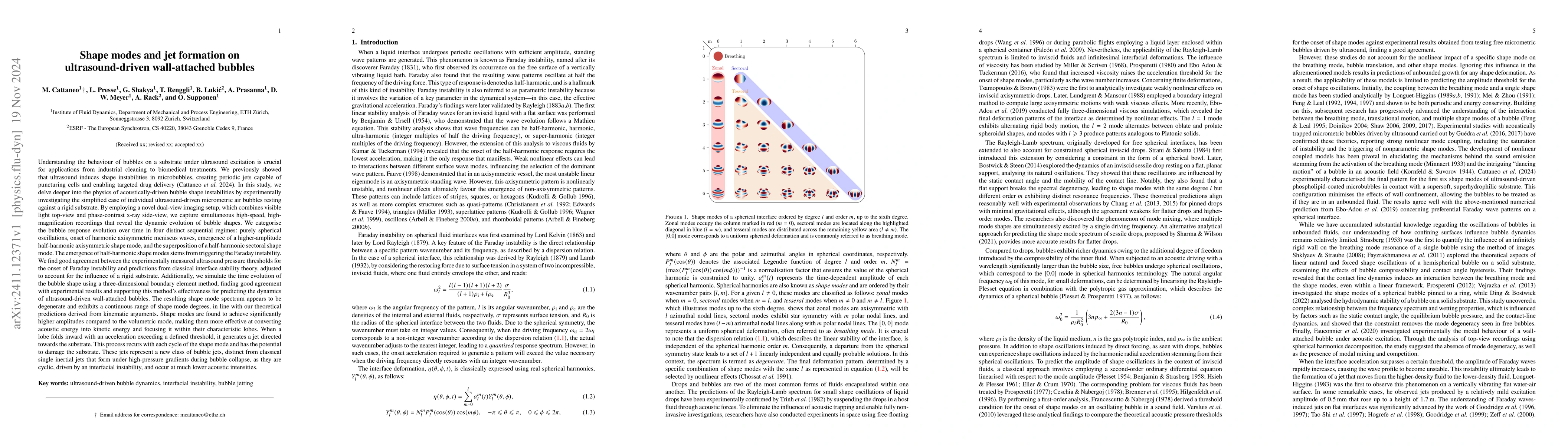 Thumbnail for Shape modes and jet formation on ultrasound-driven wall-attached bubbles