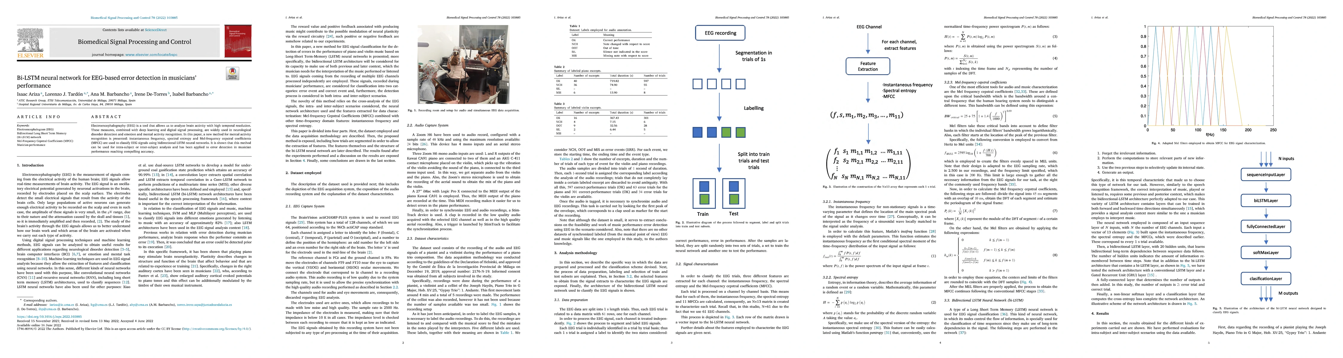 Thumbnail for Bi-LSTM neural network for EEG-based error detection in musicians'
  performance