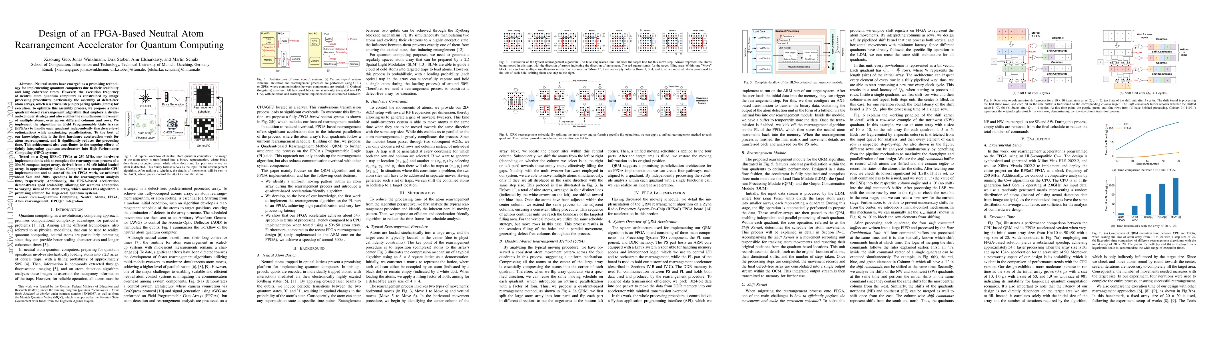 Thumbnail for Design of an FPGA-Based Neutral Atom Rearrangement Accelerator for
  Quantum Computing