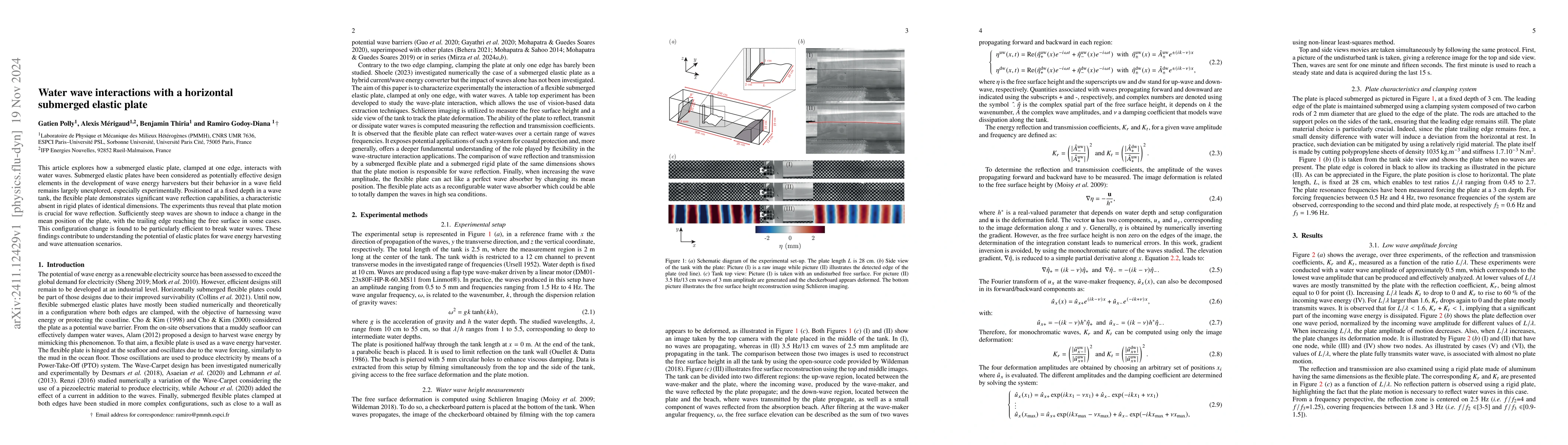 Thumbnail for Water wave interactions with a horizontal submerged elastic plate