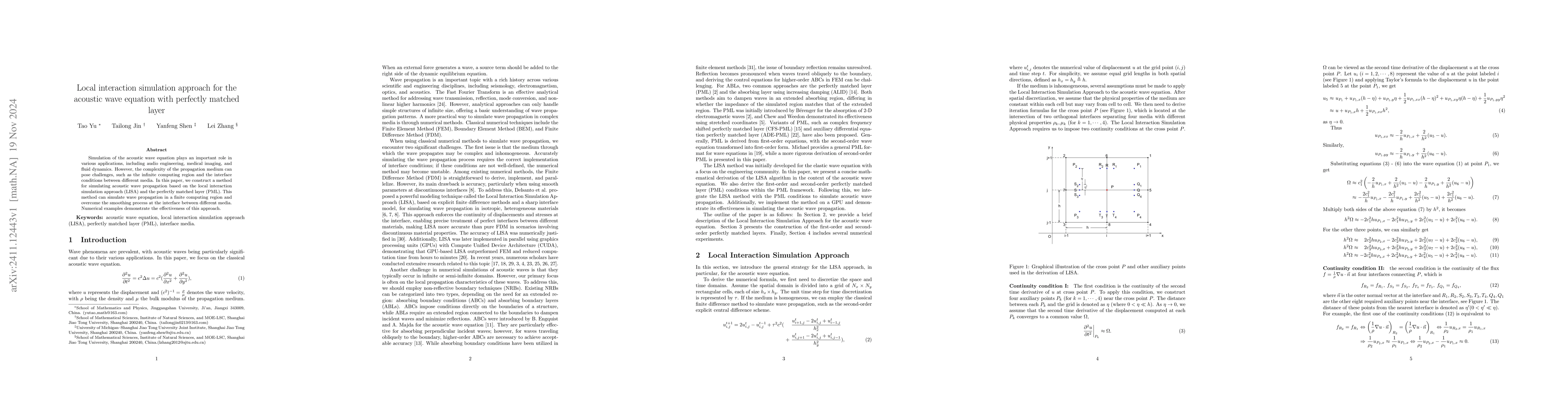 Thumbnail for Local interaction simulation approach for the acoustic wave equation
  with perfectly matched layer