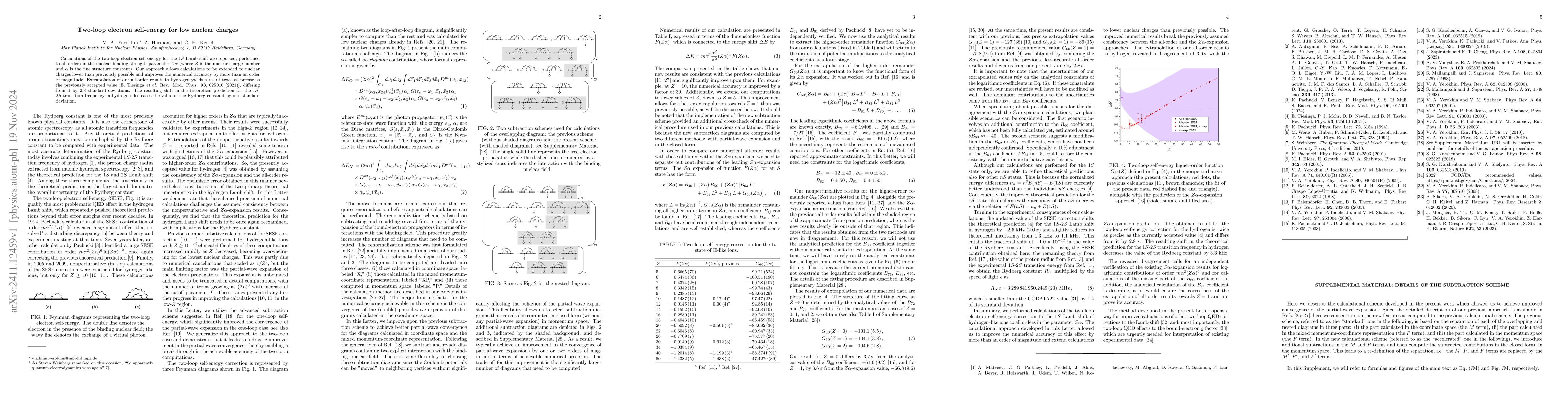 Thumbnail for Two-loop electron self-energy for low nuclear charges