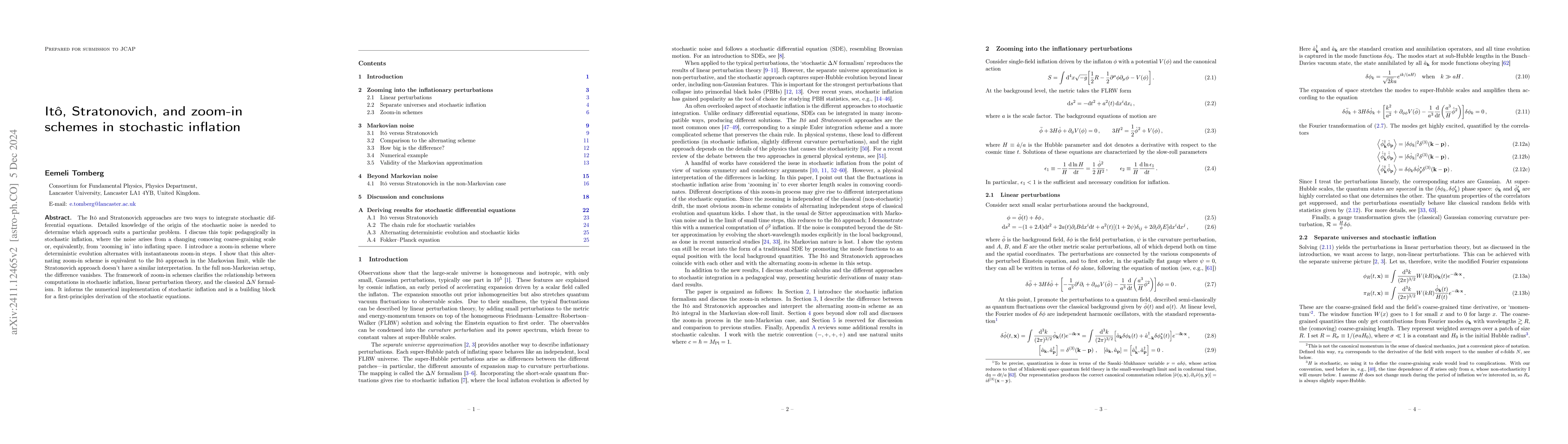 Thumbnail for Itô, Stratonovich, and zoom-in schemes in stochastic inflation
