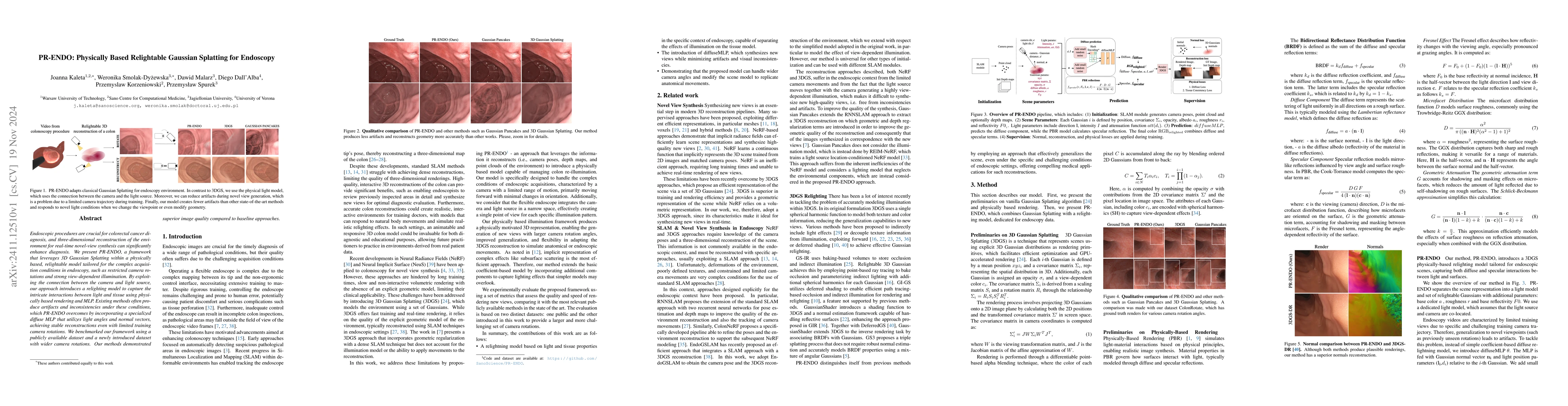 Thumbnail for PR-ENDO: Physically Based Relightable Gaussian Splatting for Endoscopy