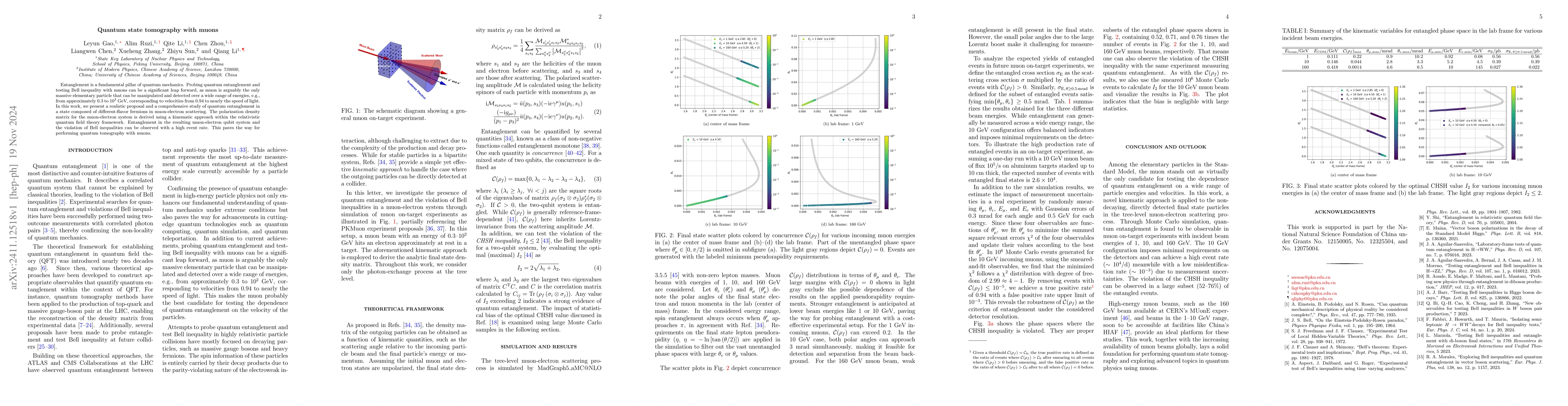 Thumbnail for Quantum state tomography with muons
