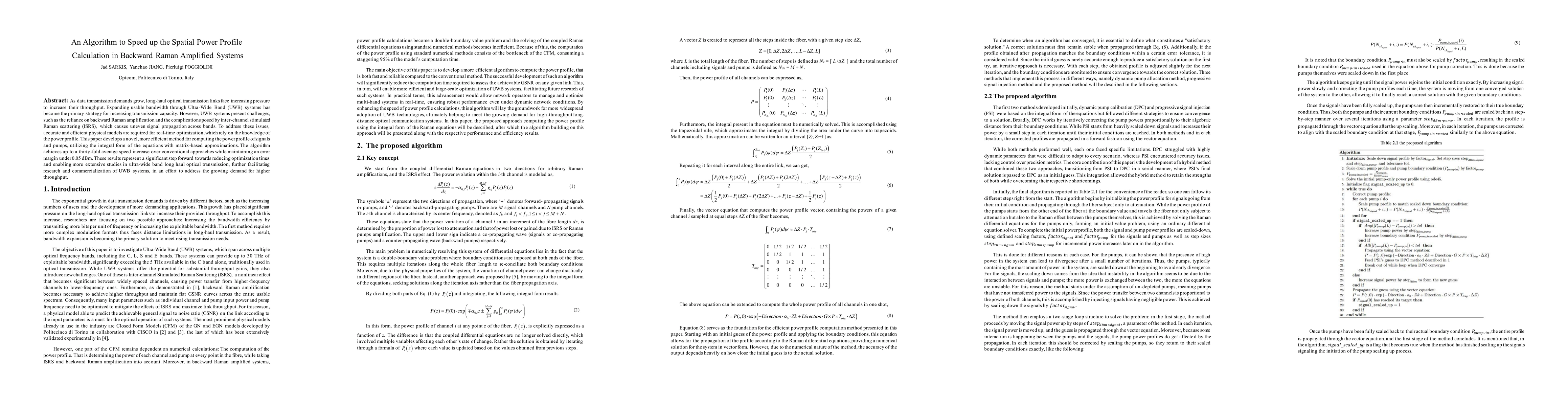 Thumbnail for An Algorithm to Speed up the Spatial Power Profile Calculation in
  Backward Raman Amplified Systems