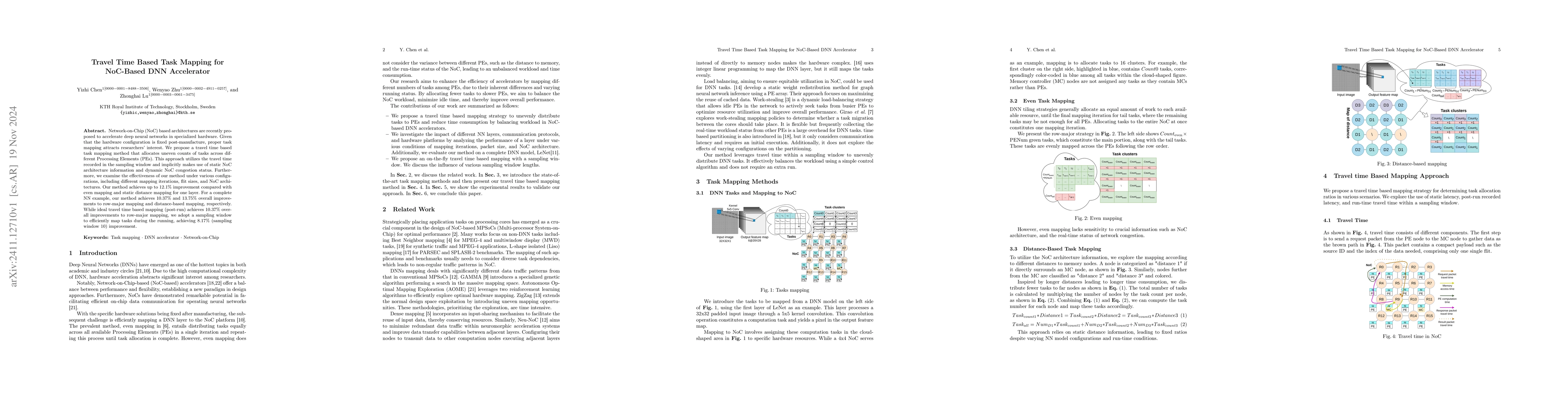 Thumbnail for Travel Time Based Task Mapping for NoC-Based DNN Accelerator