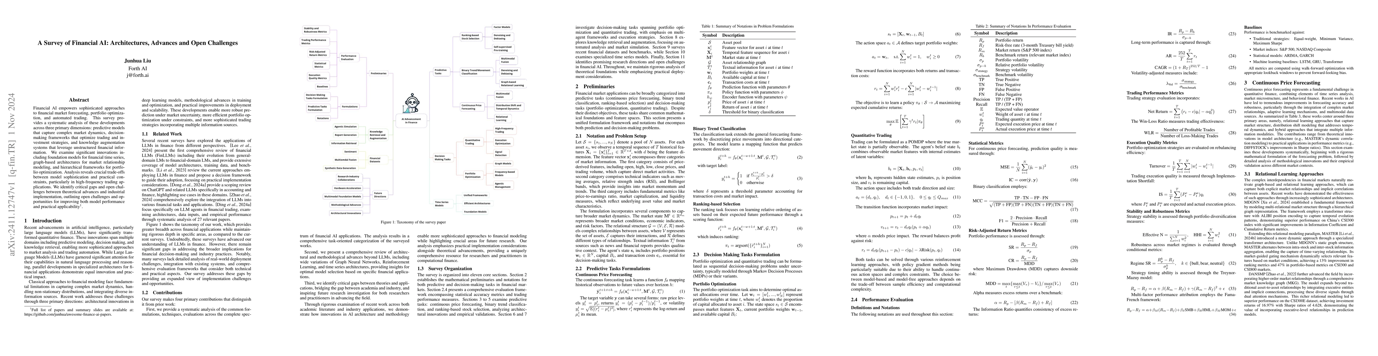 Thumbnail for A Survey of Financial AI: Architectures, Advances and Open Challenges