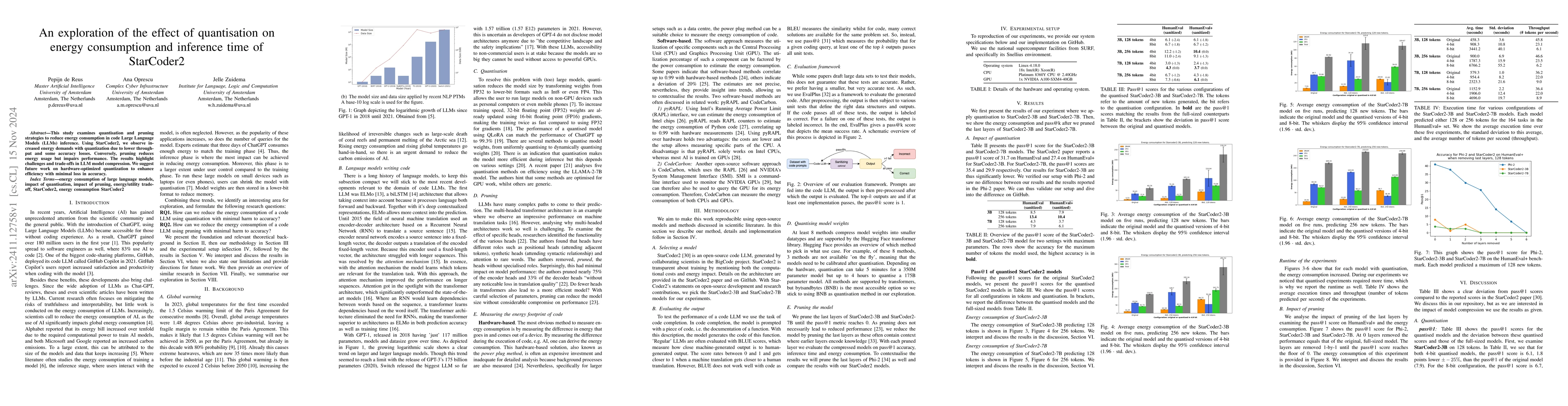 Thumbnail for An exploration of the effect of quantisation on energy consumption and
  inference time of StarCoder2