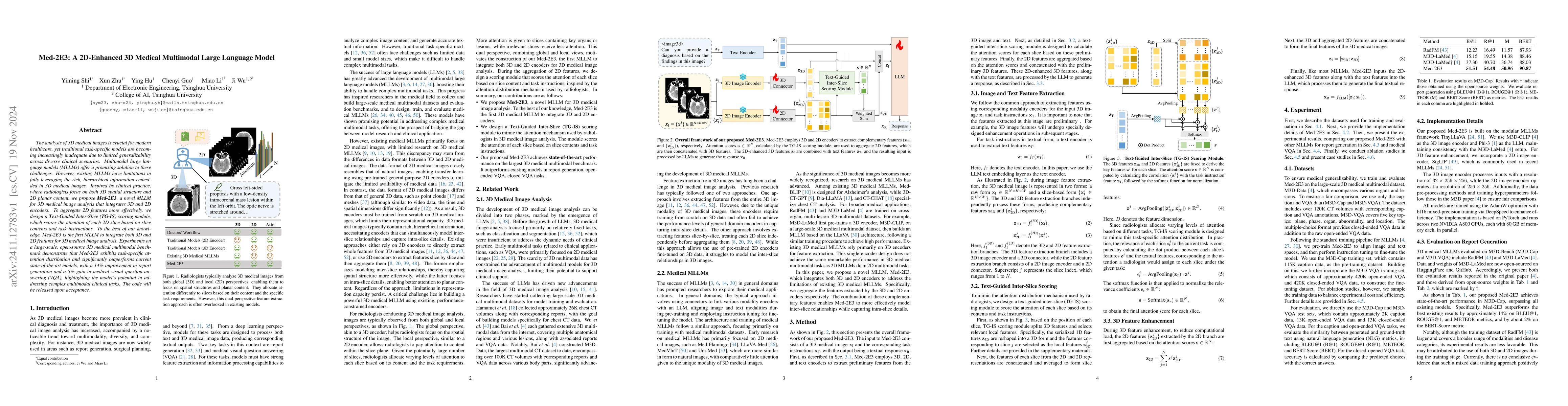 Thumbnail for Med-2E3: A 2D-Enhanced 3D Medical Multimodal Large Language Model