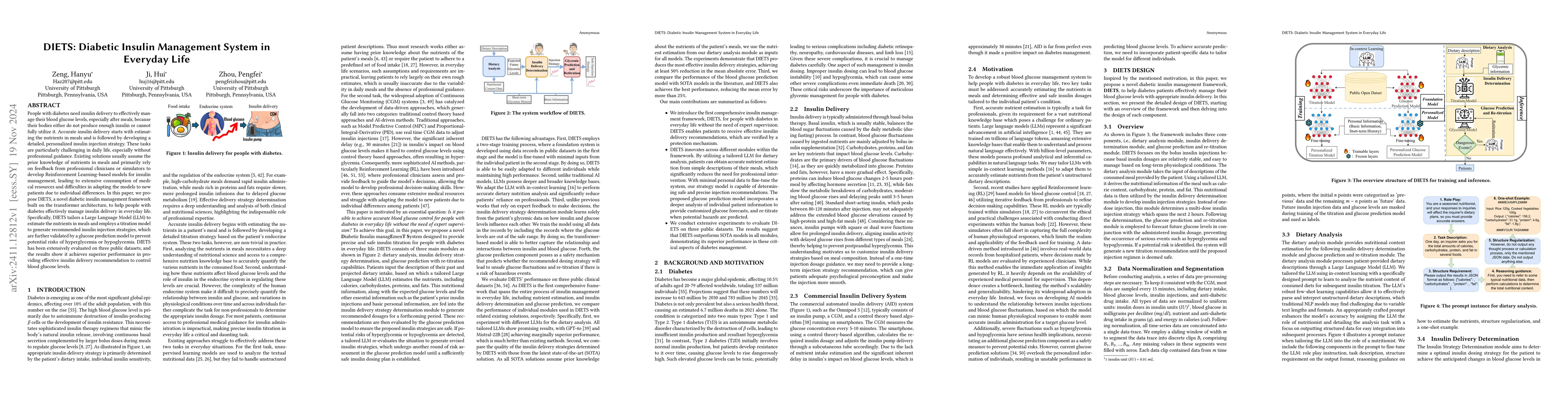 Thumbnail for DIETS: Diabetic Insulin Management System in Everyday Life