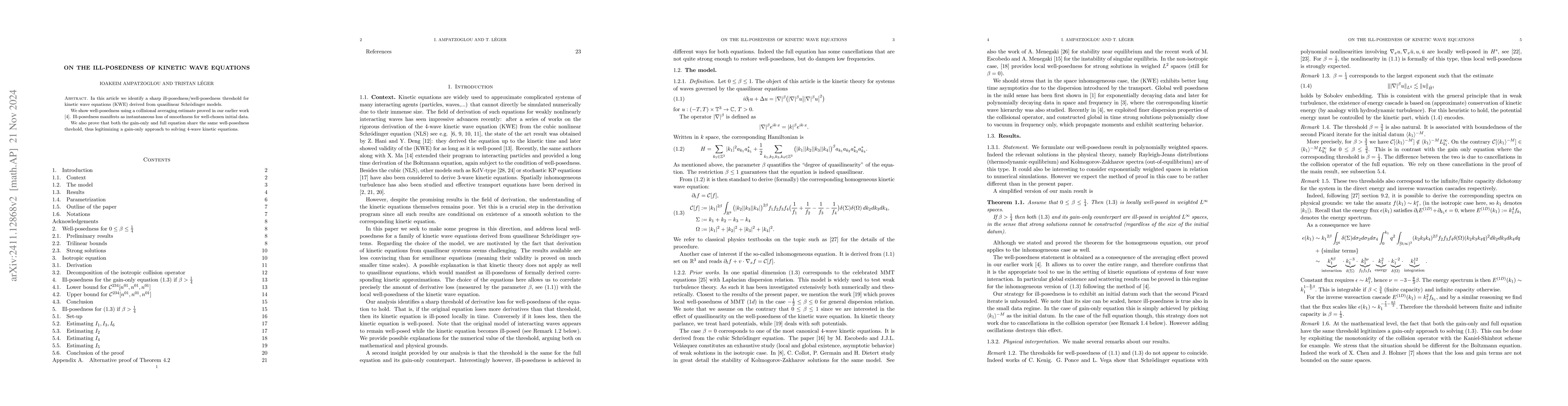 Thumbnail for On the ill-posedness of kinetic wave equations