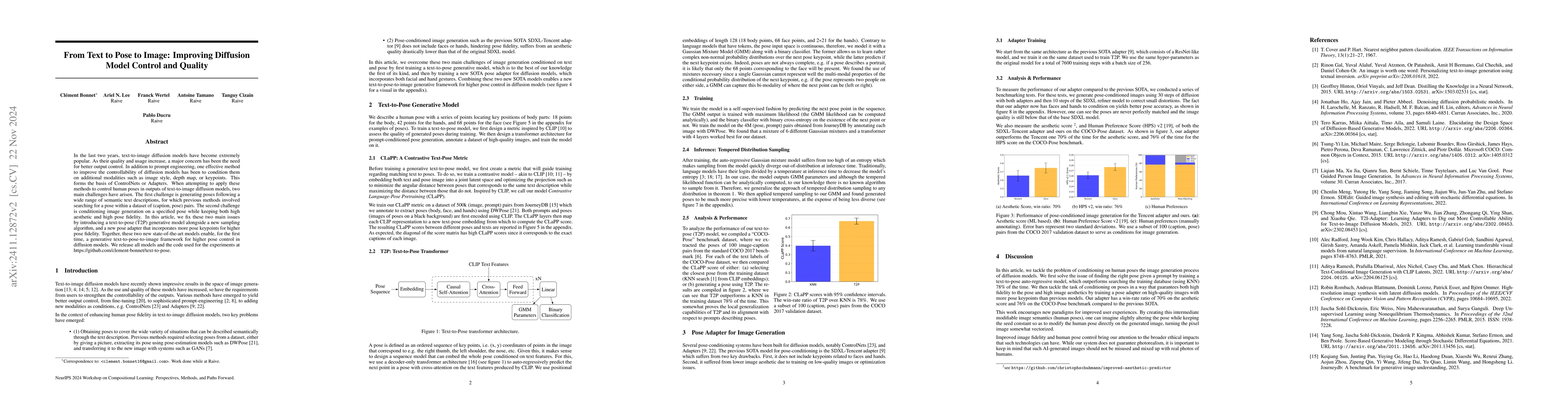 Thumbnail for From Text to Pose to Image: Improving Diffusion Model Control and
  Quality