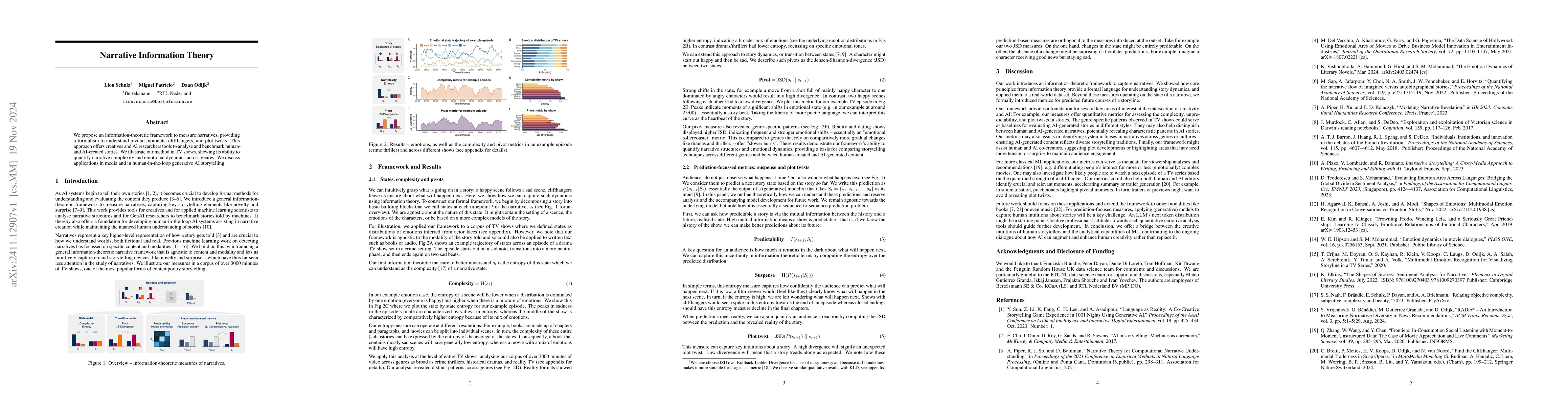 Thumbnail for Narrative Information Theory