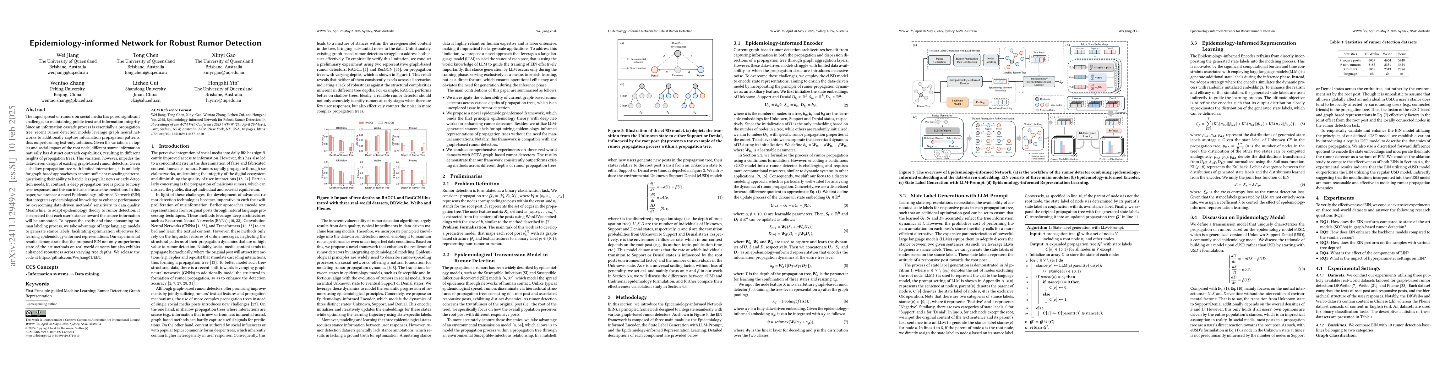 Thumbnail for Epidemiology-informed Network for Robust Rumor Detection