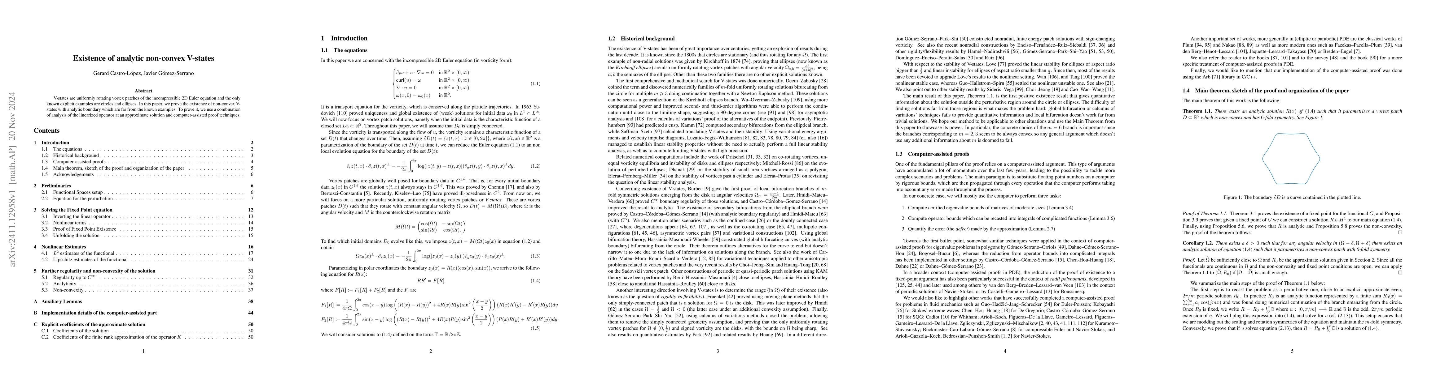 Thumbnail for Existence of analytic non-convex V-states