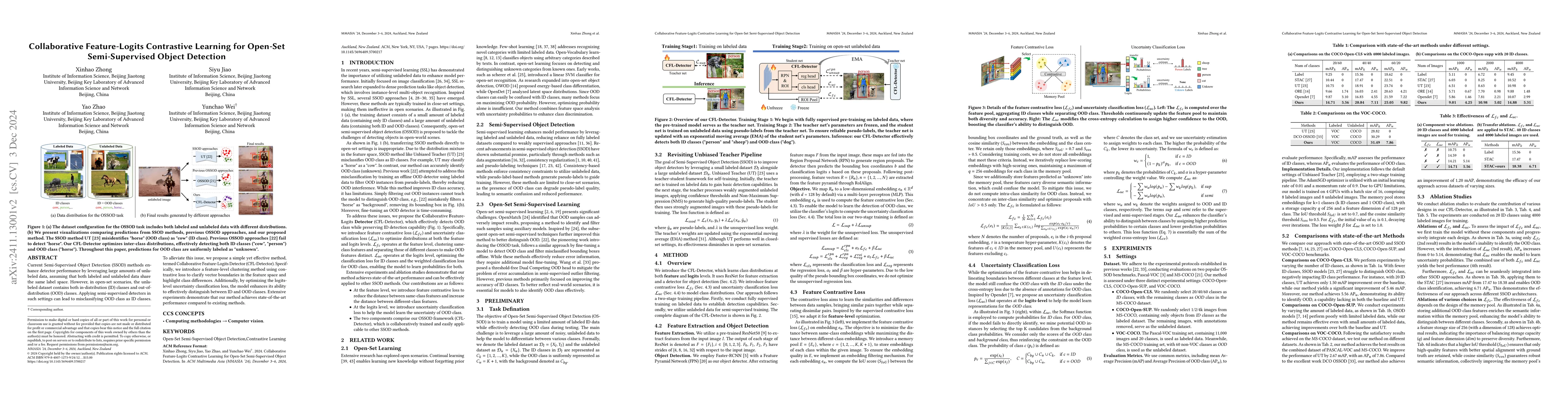 Thumbnail for Collaborative Feature-Logits Contrastive Learning for Open-Set
  Semi-Supervised Object Detection
