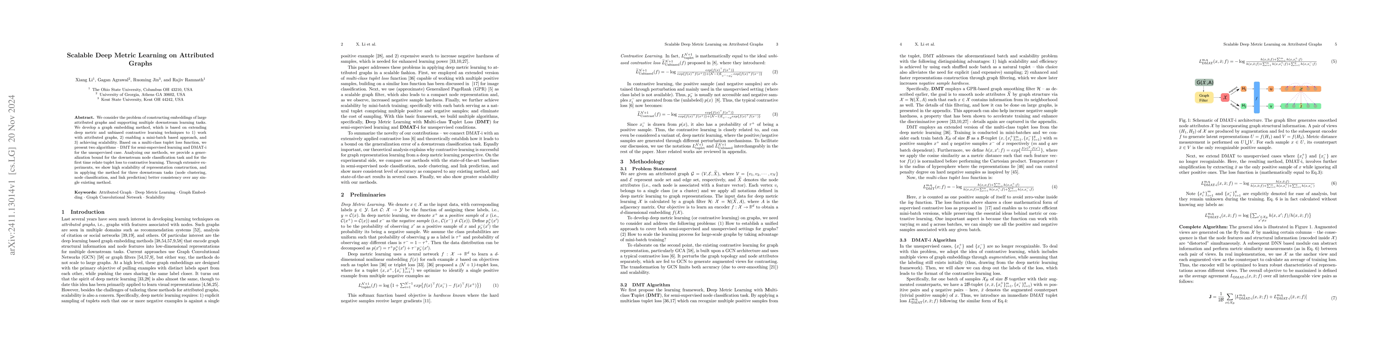 Thumbnail for Scalable Deep Metric Learning on Attributed Graphs