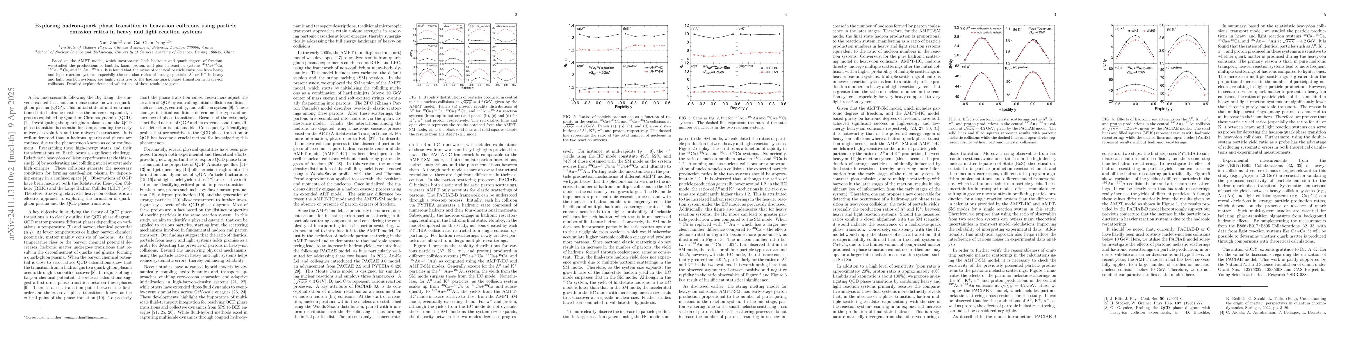Thumbnail for Exploring hadron-quark phase transition in heavy-ion collisions using
  particle emission ratios in heavy and light reaction systems