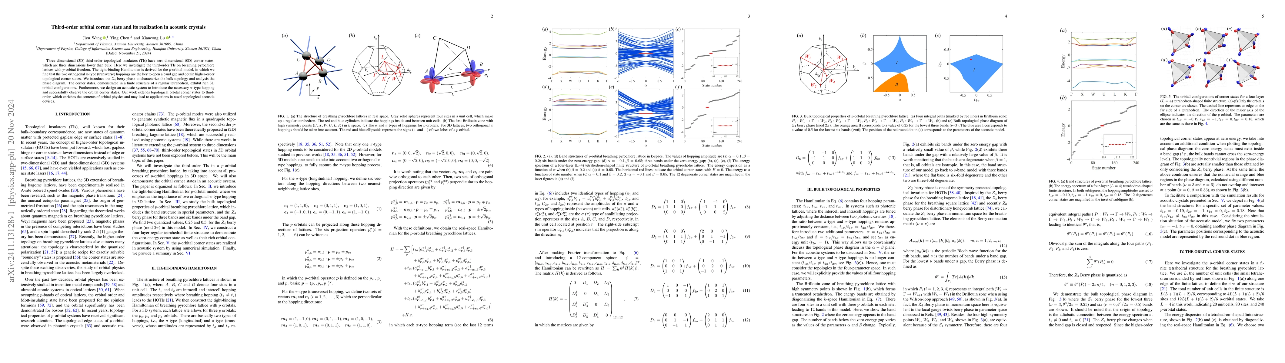 Thumbnail for Third-order Orbital Corner State and its Realization in Acoustic
  Crystals
