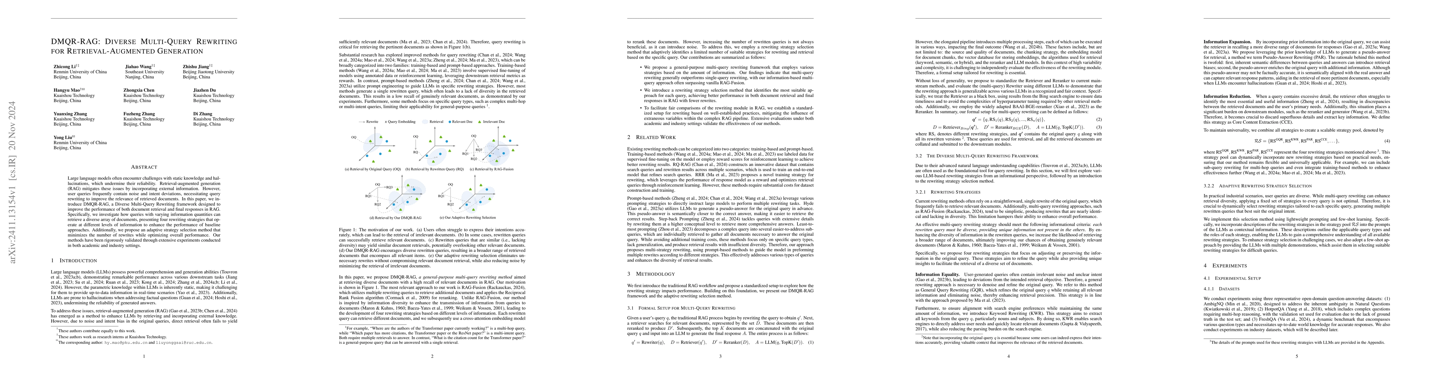 Thumbnail for DMQR-RAG: Diverse Multi-Query Rewriting for RAG