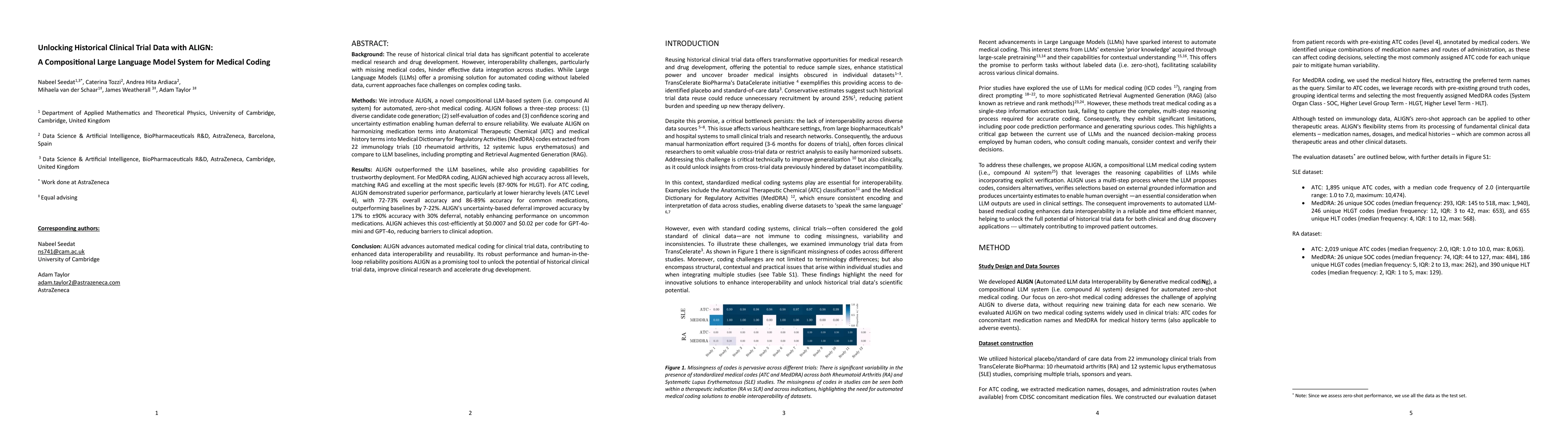 Thumbnail for Unlocking Historical Clinical Trial Data with ALIGN: A Compositional
  Large Language Model System for Medical Coding