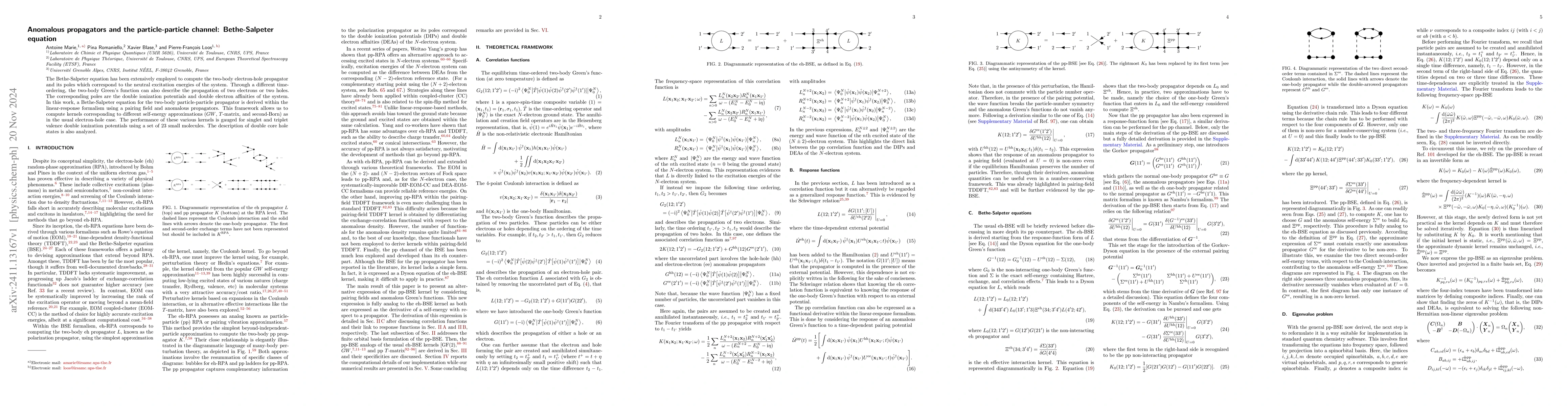 Thumbnail for Anomalous propagators and the particle-particle channel: Bethe-Salpeter
  equation