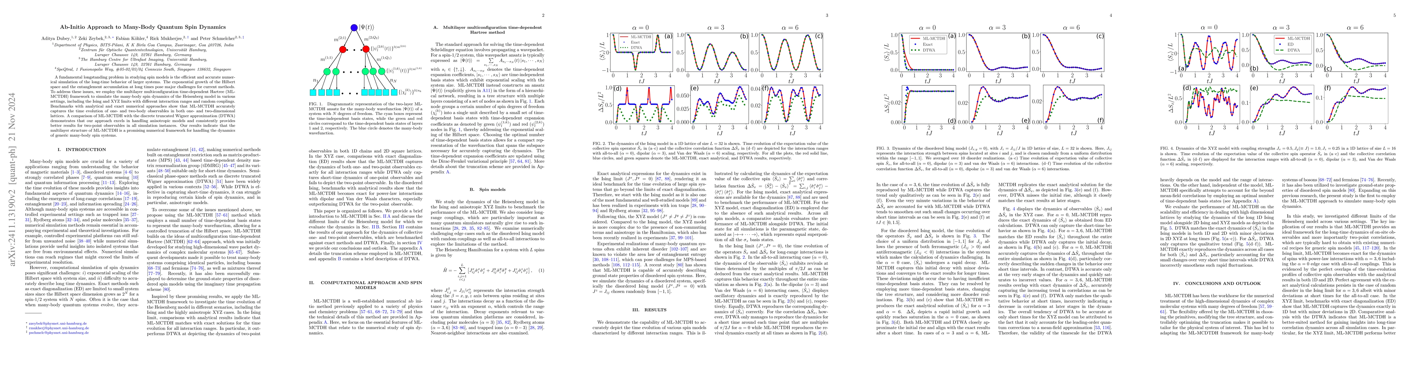 Thumbnail for Ab-Initio Approach to Many-Body Quantum Spin Dynamics