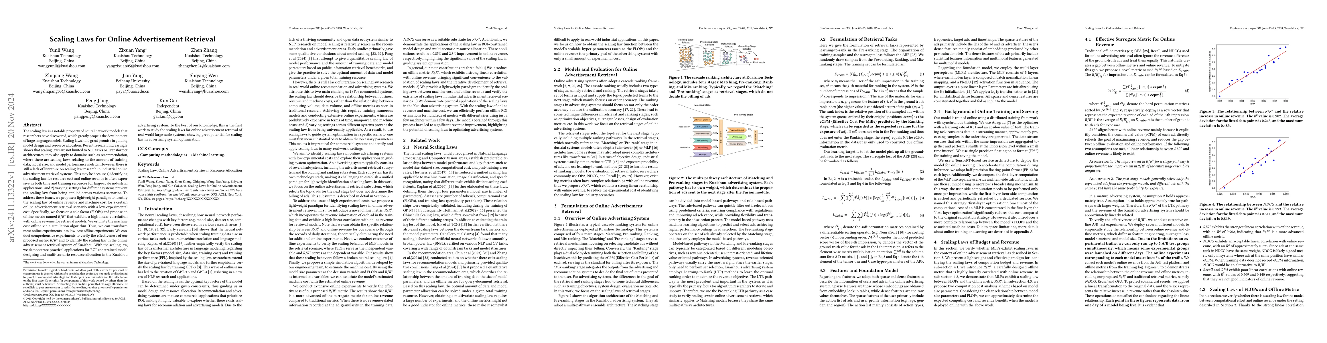 Thumbnail for Scaling Laws for Online Advertisement Retrieval