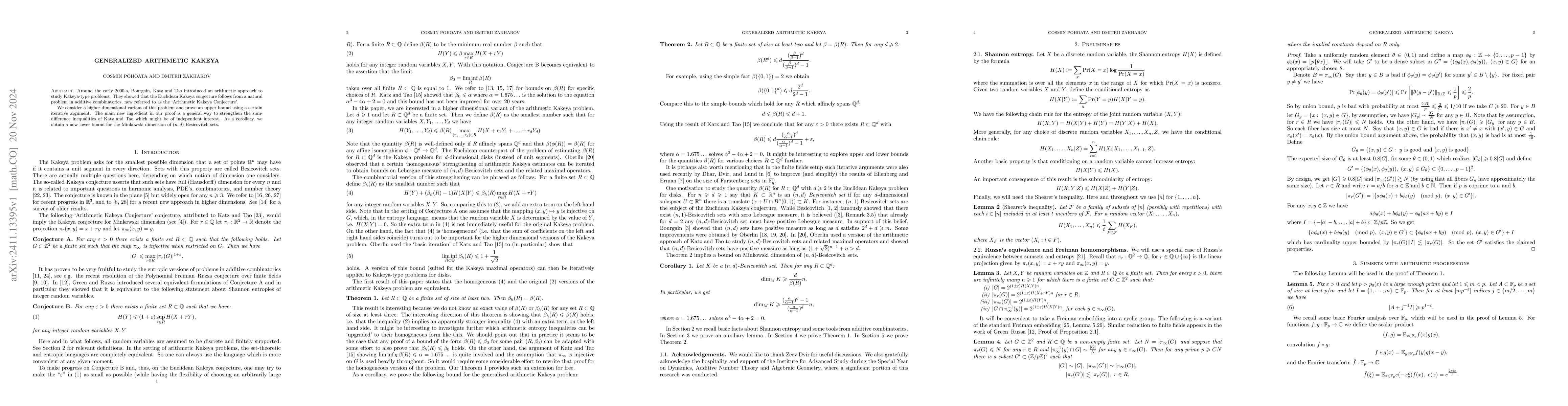 Thumbnail for Generalized Arithmetic Kakeya