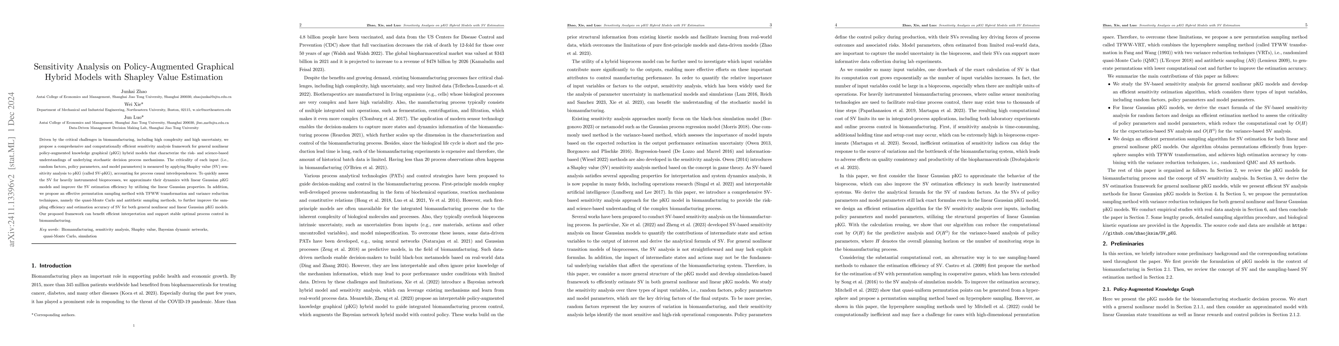 Thumbnail for Sensitivity Analysis on Policy-Augmented Graphical Hybrid Models with
  Shapley Value Estimation