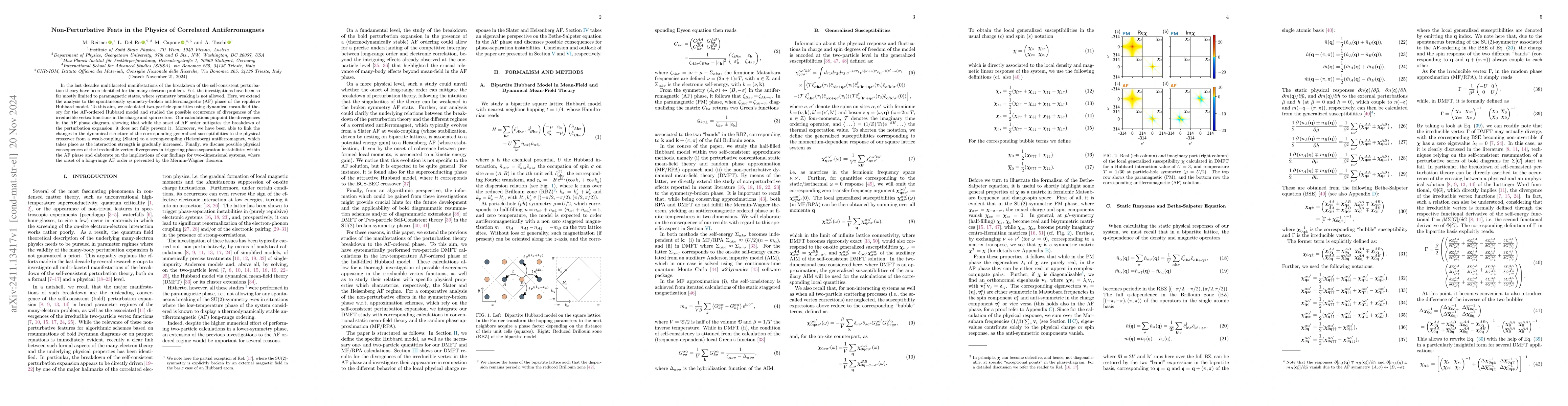 Thumbnail for Non-Perturbative Feats in the Physics of Correlated Antiferromagnets