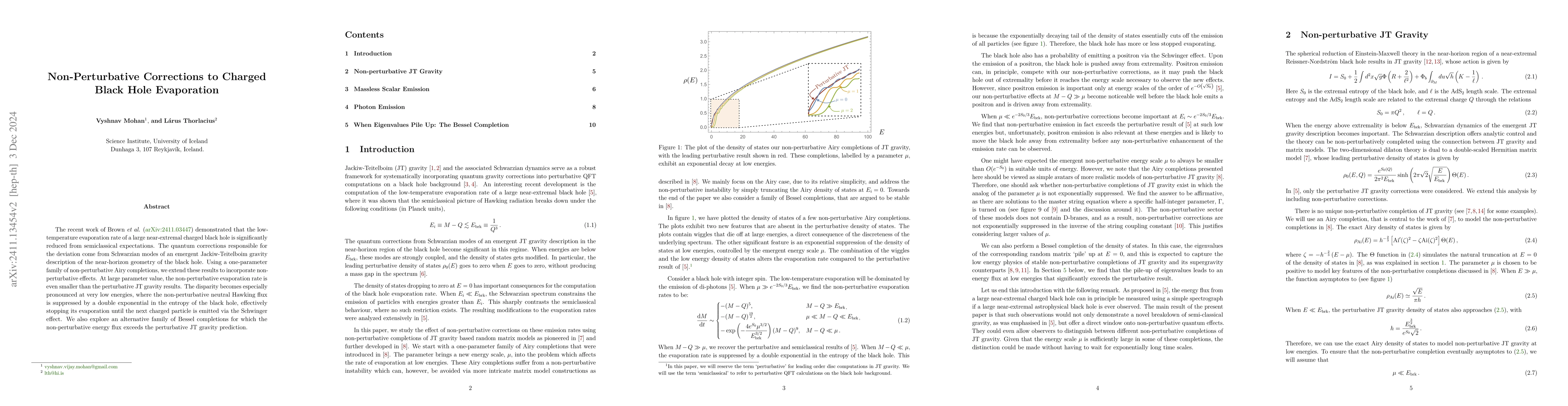 Thumbnail for Non-Perturbative Corrections to Charged Black Hole Evaporation