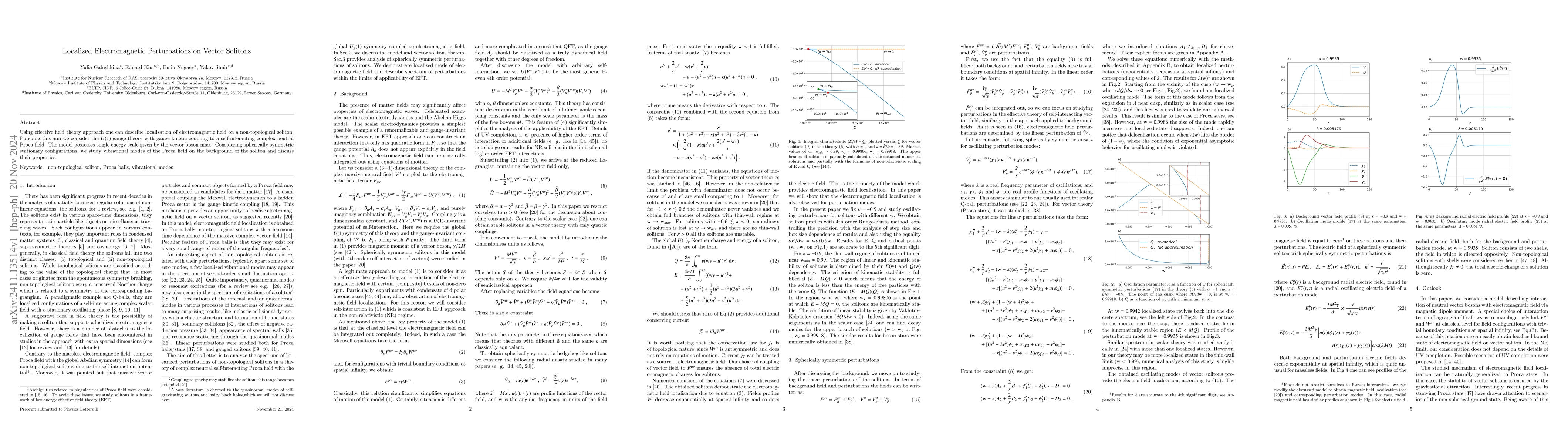 Thumbnail for Localized Electromagnetic Perturbations on Vector Solitons