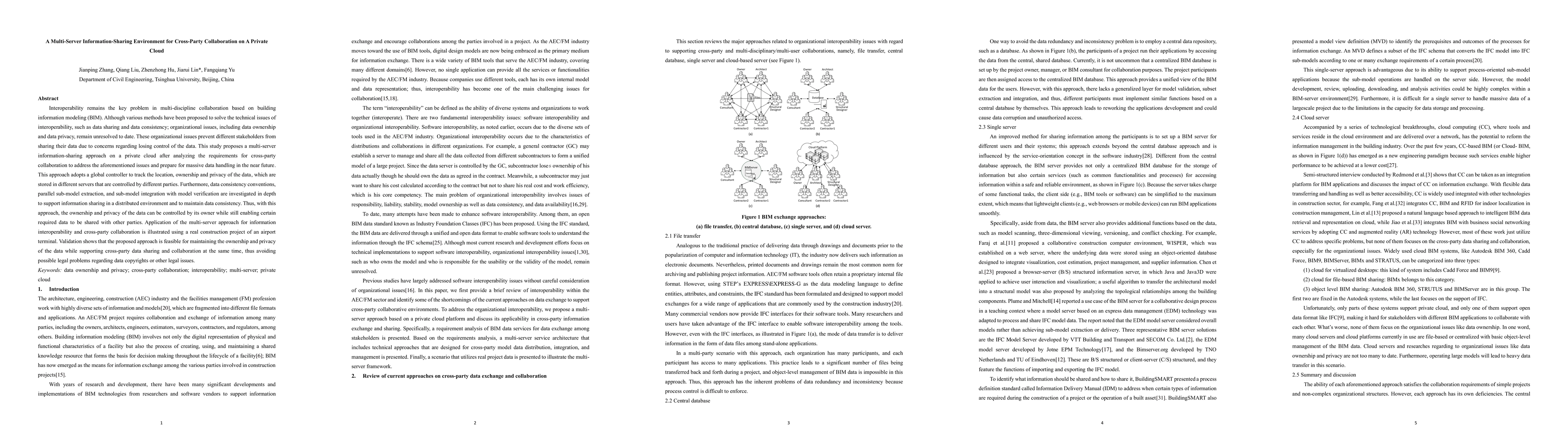 Thumbnail for A Multi-Server Information-Sharing Environment for Cross-Party
  Collaboration on A Private Cloud