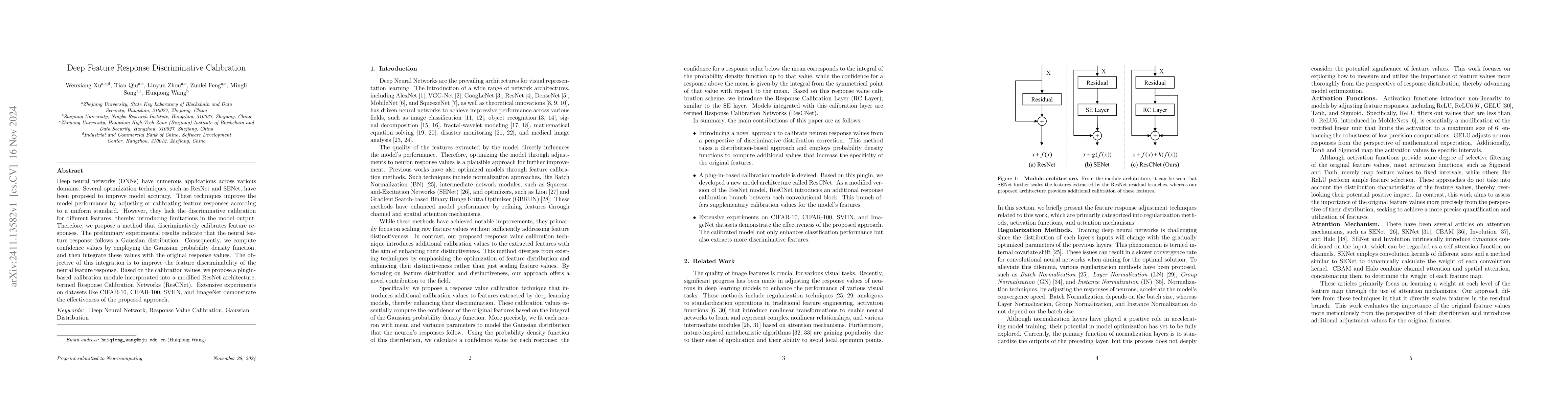 Thumbnail for Deep Feature Response Discriminative Calibration