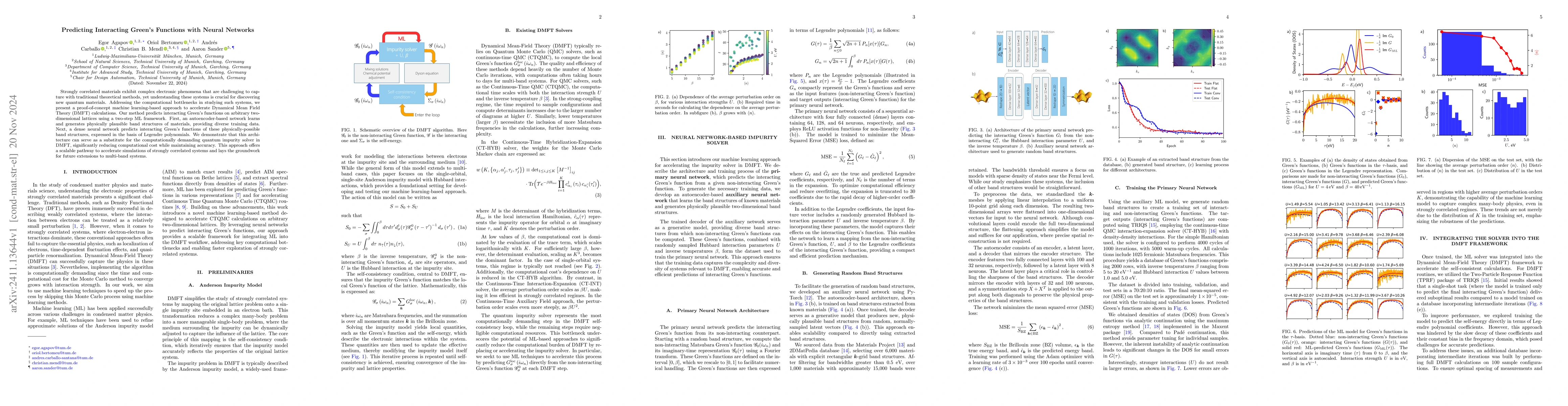 Thumbnail for Predicting interacting Green's functions with neural networks
