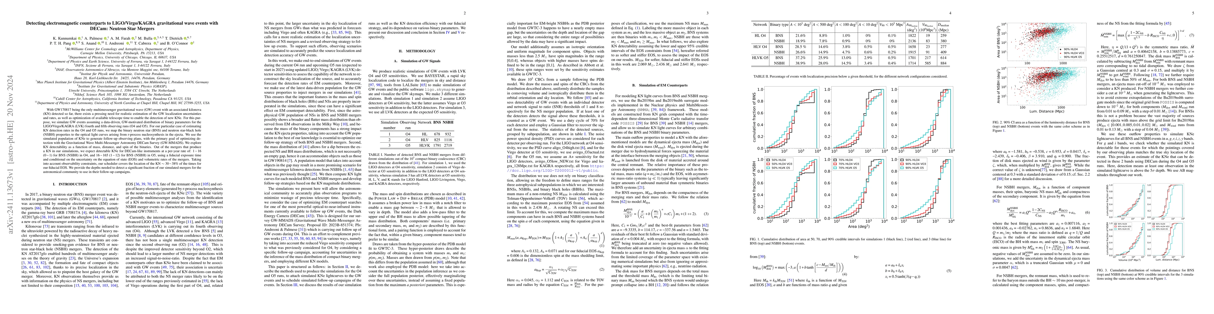 Thumbnail for Detecting electromagnetic counterparts to LIGO/Virgo/KAGRA gravitational
  wave events with DECam: Neutron Star Mergers