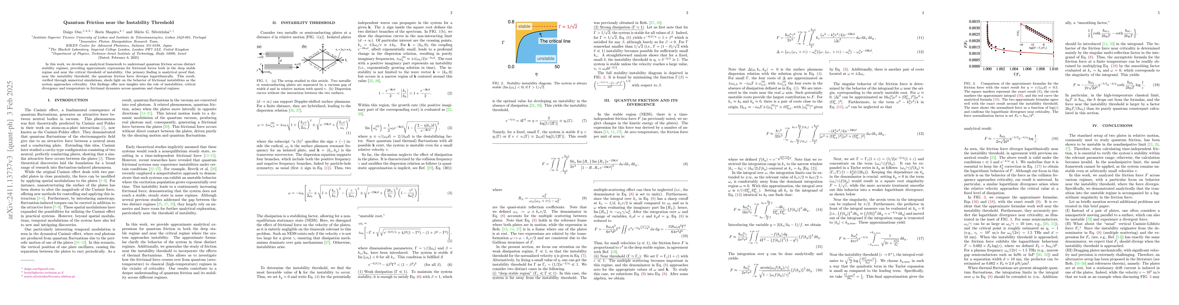 Thumbnail for Quantum Friction near the Instability Threshold