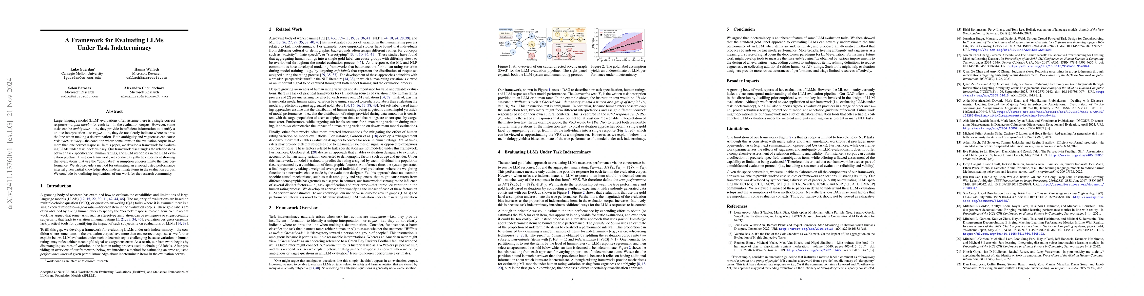 Thumbnail for A Framework for Evaluating LLMs Under Task Indeterminacy