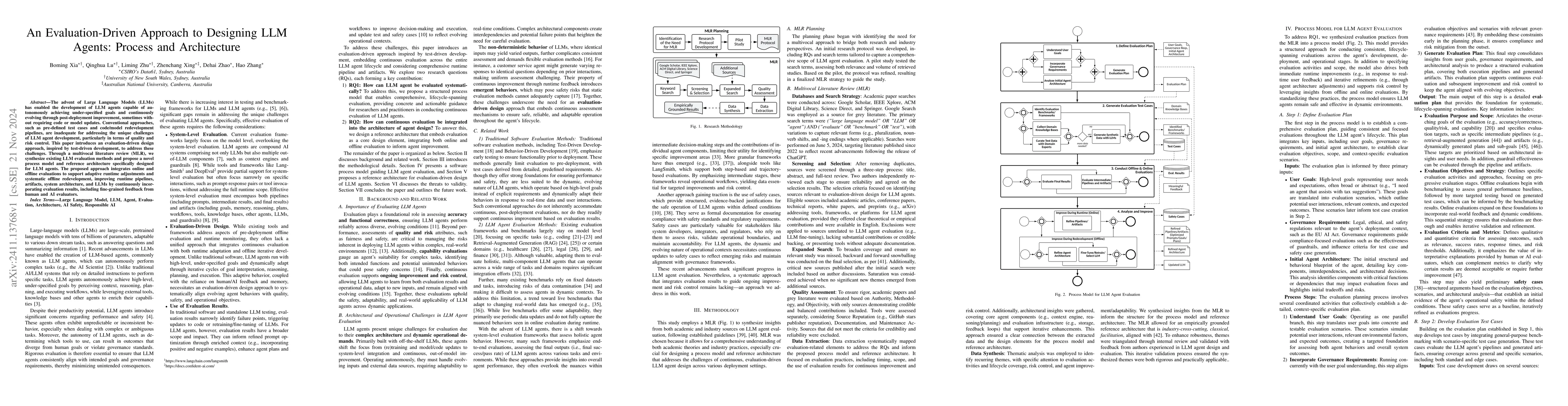 Thumbnail for An Evaluation-Driven Approach to Designing LLM Agents: Process and
  Architecture