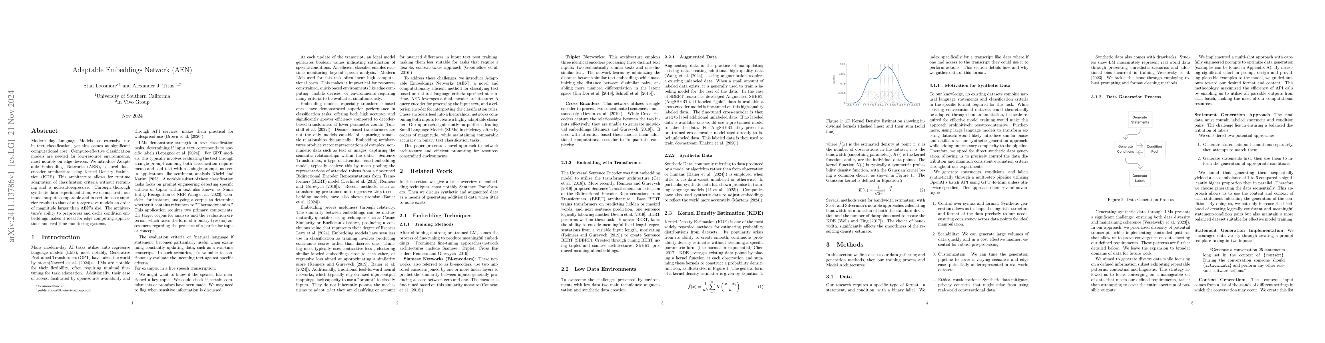 Thumbnail for Adaptable Embeddings Network (AEN)