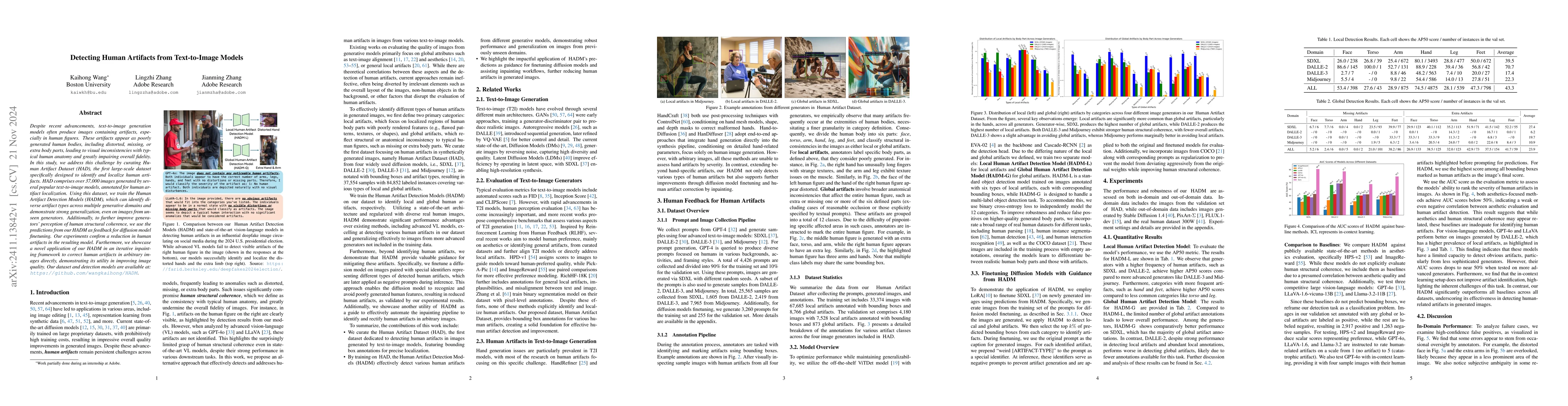 Thumbnail for Detecting Human Artifacts from Text-to-Image Models