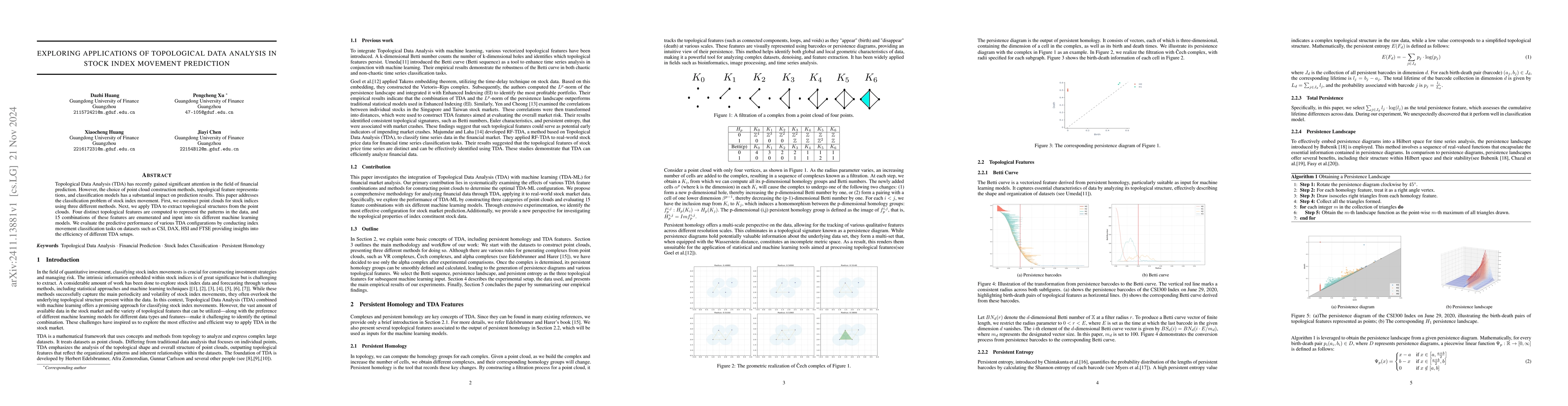 Thumbnail for Exploring applications of topological data analysis in stock index
  movement prediction