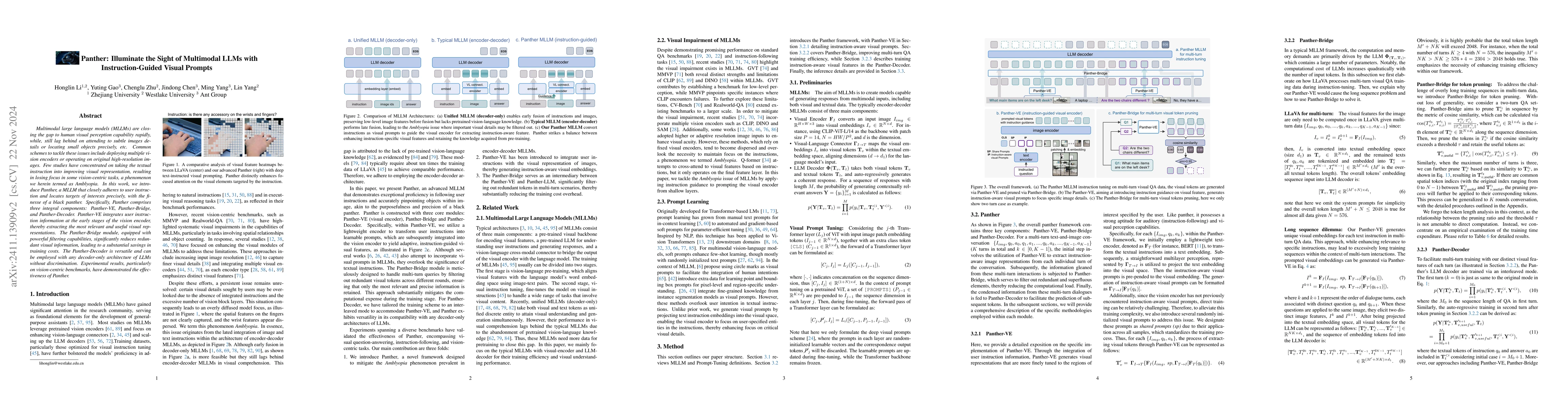 Thumbnail for Panther: Illuminate the Sight of Multimodal LLMs with Instruction-Guided
  Visual Prompts