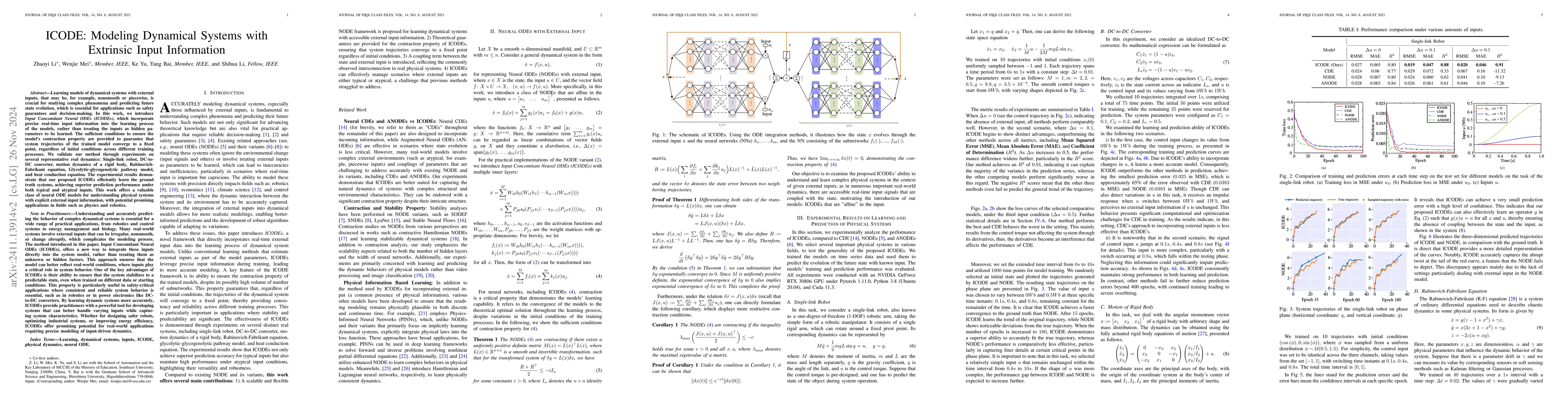 Thumbnail for ICODE: Modeling Dynamical Systems with Extrinsic Input Information